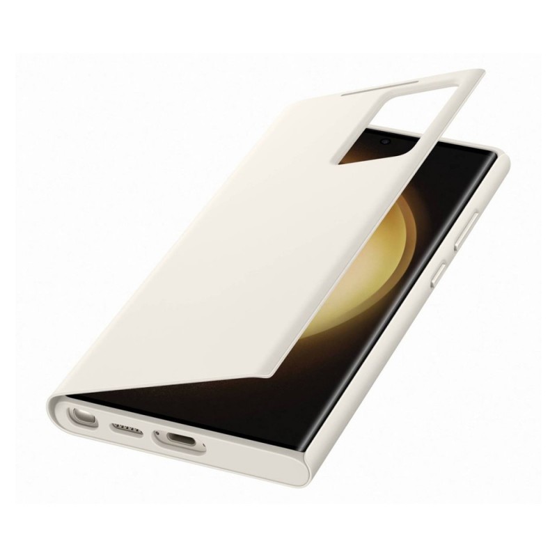 Θήκη Samsung Clear View Cover EF-ZS918CUEGWW Samsung Galaxy S23 Ultra 5G SM-S918 Cream (Original)