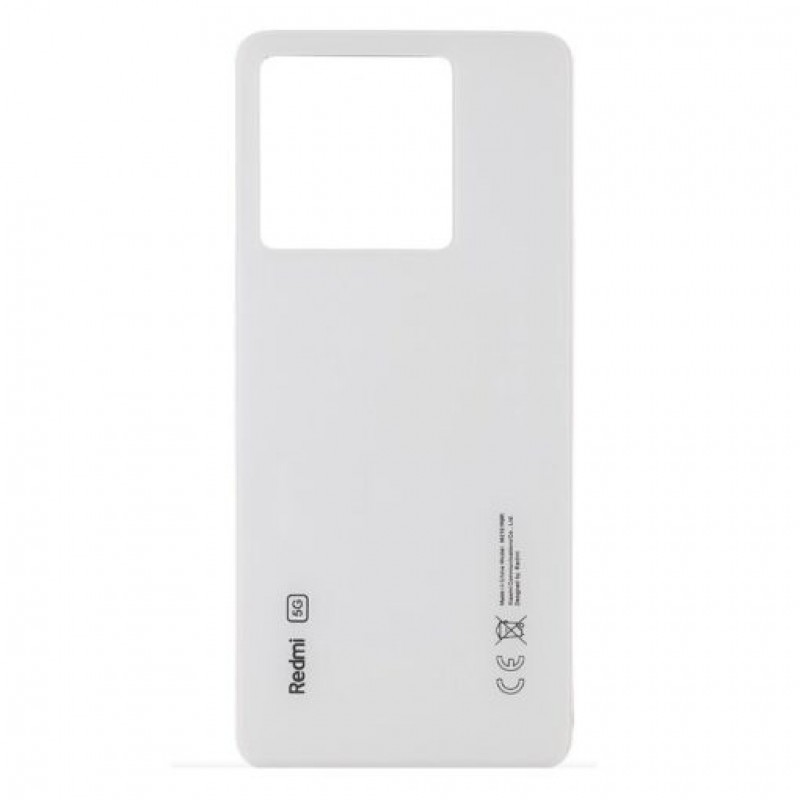 Καπάκι Μπαταρίας Xiaomi Redmi Note 13 Pro 5G with Camera Lens White