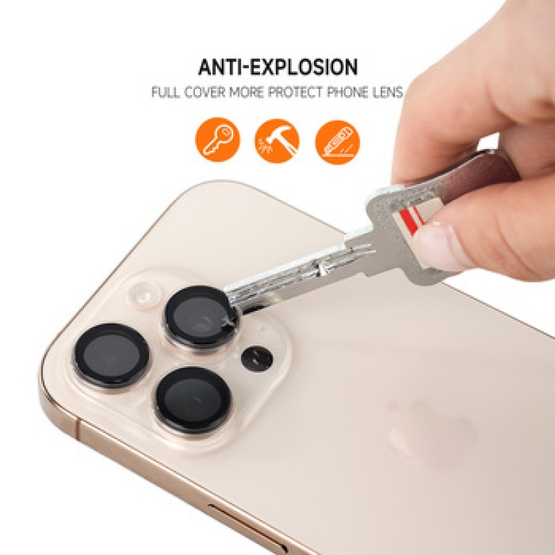 Γυαλί Προστασίας Tel Protect Camera Titanium Lens Samsung Galaxy S25 Ultra S938 Tempered Glass 9H AntiCrash / AntiShock Transparent