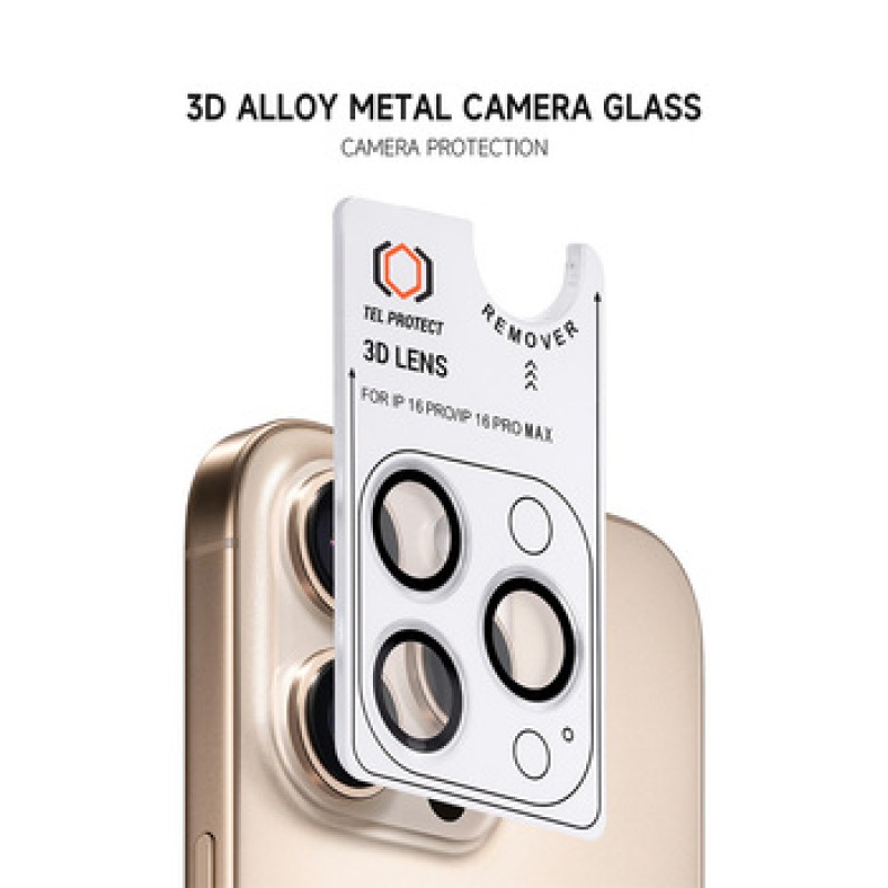 Γυαλί Προστασίας Tel Protect Camera Lens Samsung Galaxy S25 Ultra S938 Tempered Glass 9H AntiCrash / AntiShock Ultra Black