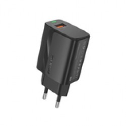 Φορτιστής Ταξιδιού Foneng Fast Charge EU64 USB 18W Black