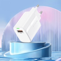 Φορτιστής Ταξιδιού Foneng Fast Charge EU64 USB 18W White