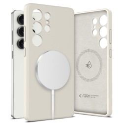 Θήκη Tech-Protect Liquid Silicone Magsafe Samsung Galaxy S25 Ultra 5G S938 Cosmic Latte