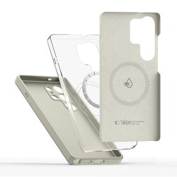 Θήκη Tech-Protect Liquid Silicone Magsafe Samsung Galaxy S25 Ultra 5G S938 Cosmic Latte