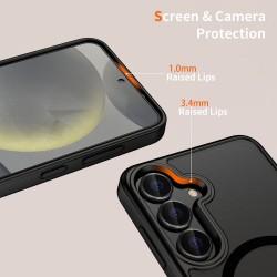 Θήκη Tech-Protect MagMat MagSafe Samsung Galaxy S25 5G SM-S931 Black/Clear