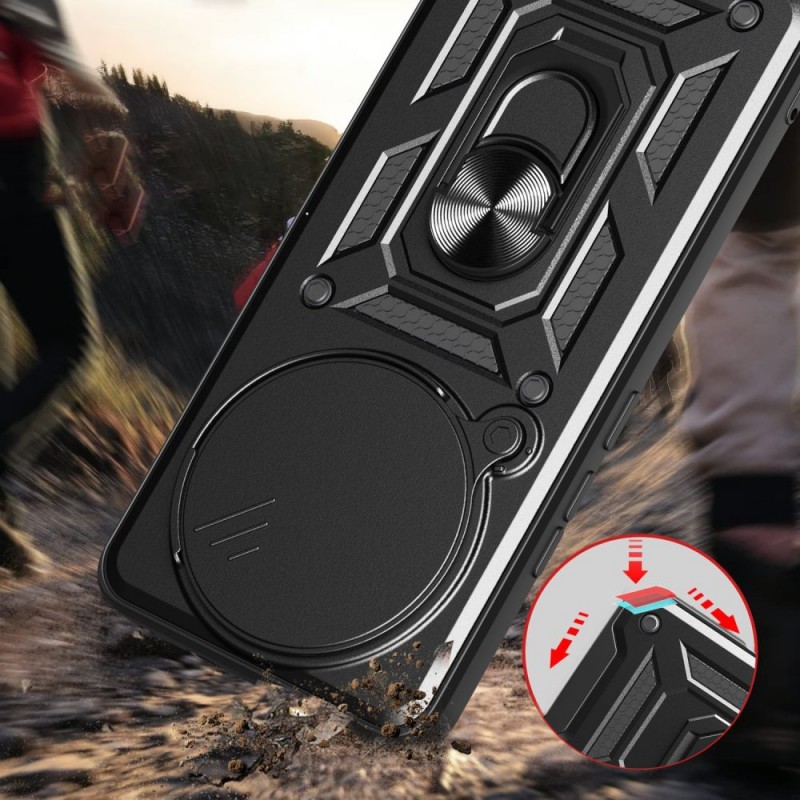 Θήκη Tech-Protect Camshield Pro Xiaomi Redmi Note 14 Pro 5G / Poco X7 5G Matte Black