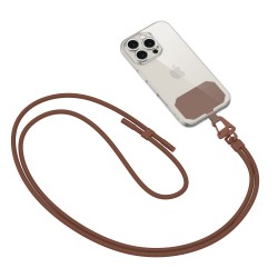  Λουράκι Λαιμού στήριξης Θήκης Tech-Protect C5S Rope CrossBody Strap Chocolate Brown