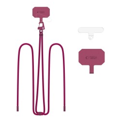  Λουράκι Λαιμού στήριξης Θήκης Tech-Protect C5S Rope CrossBody Strap Mulberry