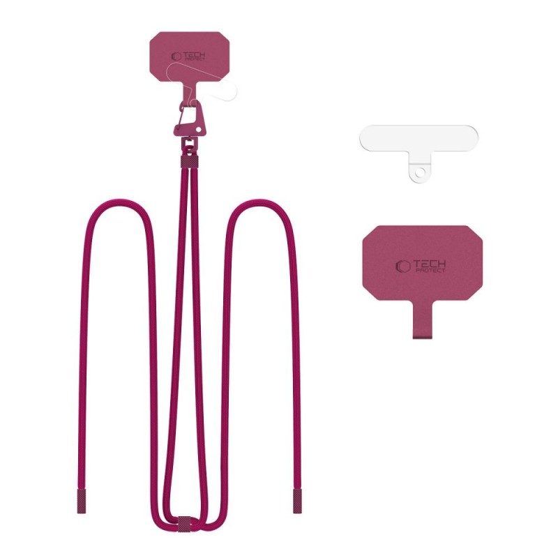  Λουράκι Λαιμού στήριξης Θήκης Tech-Protect C5S Rope CrossBody Strap Mulberry