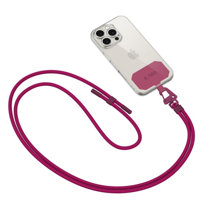  Λουράκι Λαιμού στήριξης Θήκης Tech-Protect C5S Rope CrossBody Strap Mulberry