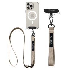  Λουράκι Λαιμού στήριξης Θήκης Tech-Protect C6S Rope CrossBody Cosmic Latte