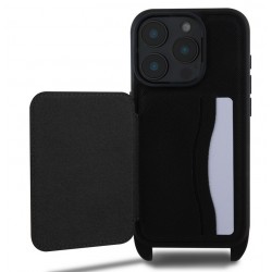 Θήκη Karl Lagerfeld Saffiano Crossbody Strap Karl and Choupette Case Apple iPhone 16 Pro Max (6.9") Black