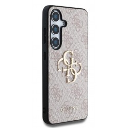 Θήκη Guess PU 4G Metal Logo Case for Samsung Galaxy S25 Ultra 5G S938 Pink