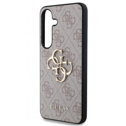 Θήκη Guess PU 4G Metal Logo Case for Samsung Galaxy S25 Ultra 5G S938 Pink