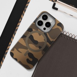 Θήκη Forcell F-Protect with Dual 4D Technology & MagSafe Case Samsung Galaxy S25 Ultra 5G S938 Desert Camo