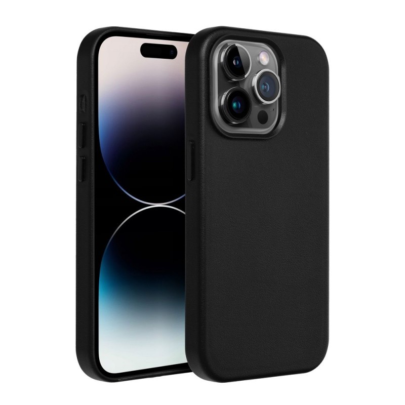 Θήκη Leather Mag Cover Case For Iphone 16 Pro Max Black