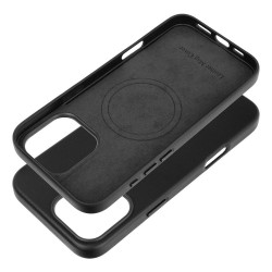 Θήκη Leather Mag Cover Case For Iphone 16 Pro Max Black