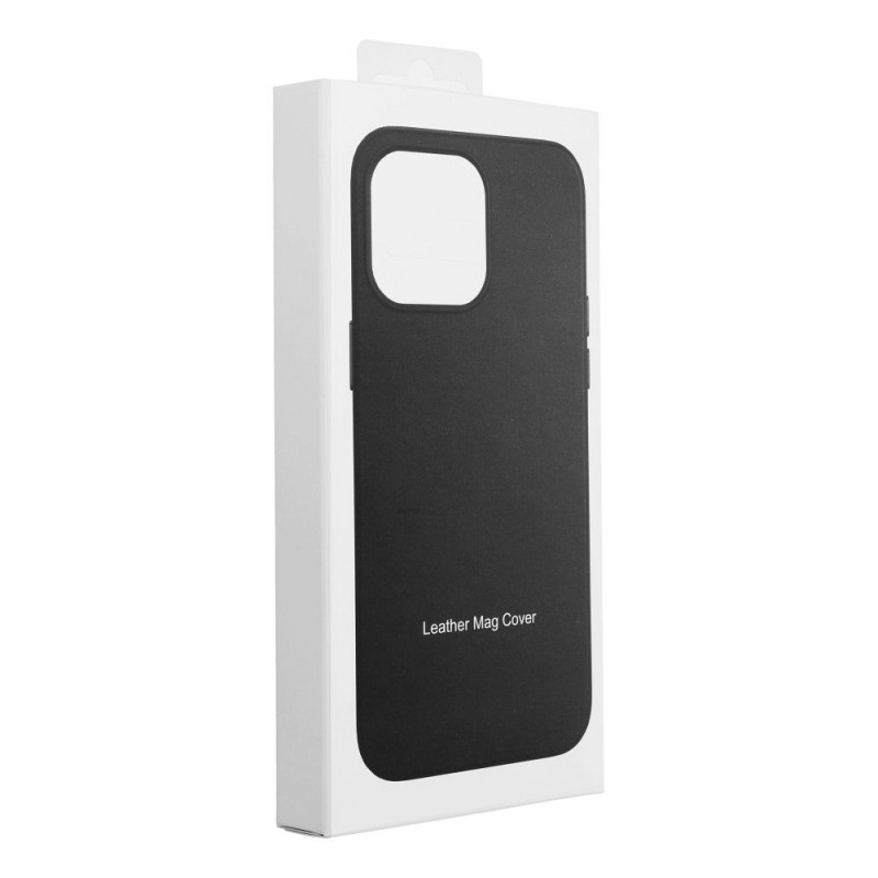 Θήκη Leather Mag Cover Case For Iphone 16 Pro Max Black