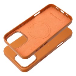 Θήκη Leather Mag Cover Case For Iphone 16 Pro Max Orange