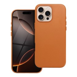 Θήκη Leather Mag Cover Case For Iphone 16 Pro Max Orange