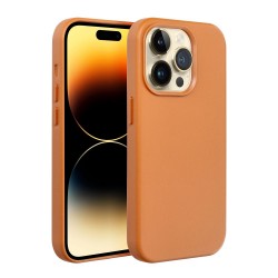 Θήκη Leather Mag Cover Case For Iphone 16 Pro Max Orange