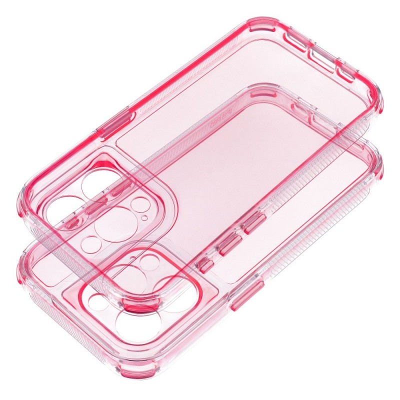 Θήκη Matrix Clear Case for Apple iPhone 16 (6.1") Pink