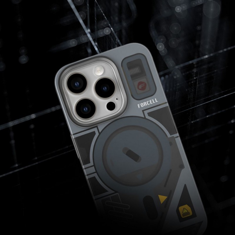 Θήκη Forcell F-Protect with Dual Layer 4D Technology Military Drop-Test Compatible With Magsafe For Case Apple iPhone 16 Pro Max (6.9") Cyber Grey