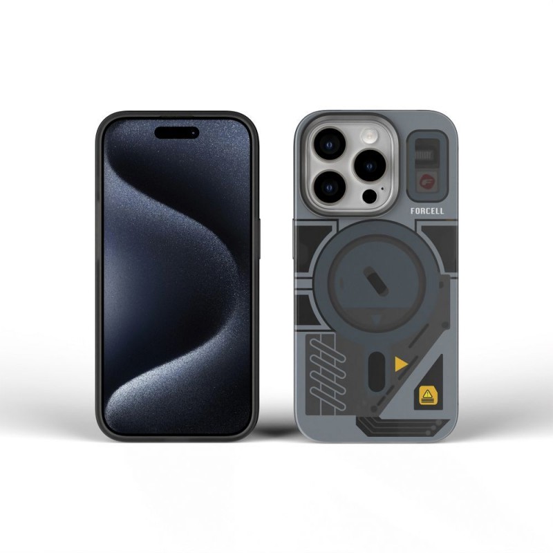 Θήκη Forcell F-Protect with Dual Layer 4D Technology Military Drop-Test Compatible With Magsafe For Case Apple iPhone 16 Pro Max (6.9") Cyber Grey