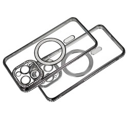Θήκη Bling MagSafe Case Samsung Galaxy S25 Ultra S938 Black