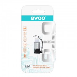 Μετατροπέας BWOO Lightning male σε USB-A female (BZ-37)