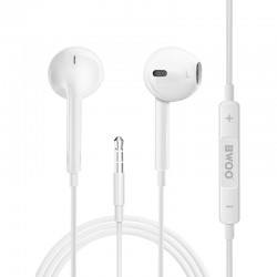 Handsfree Ακουστικά BWOO BO-HF05 In-Ear Με Βύσμα 3.5mm White