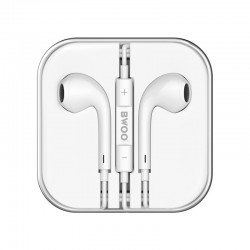 Handsfree Ακουστικά BWOO BO-HF05 In-Ear Με Βύσμα 3.5mm White