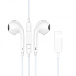 Handsfree Ακουστικά BO-HF10 In-Ear Με Βύσμα Lightning White