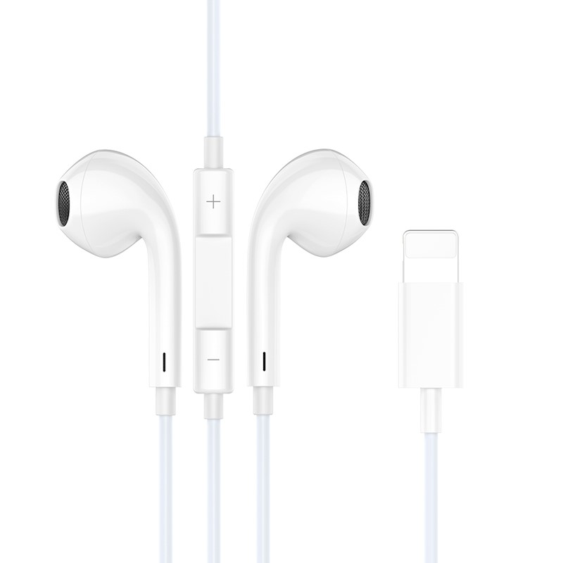 Handsfree Ακουστικά BO-HF10 In-Ear Με Βύσμα Lightning White