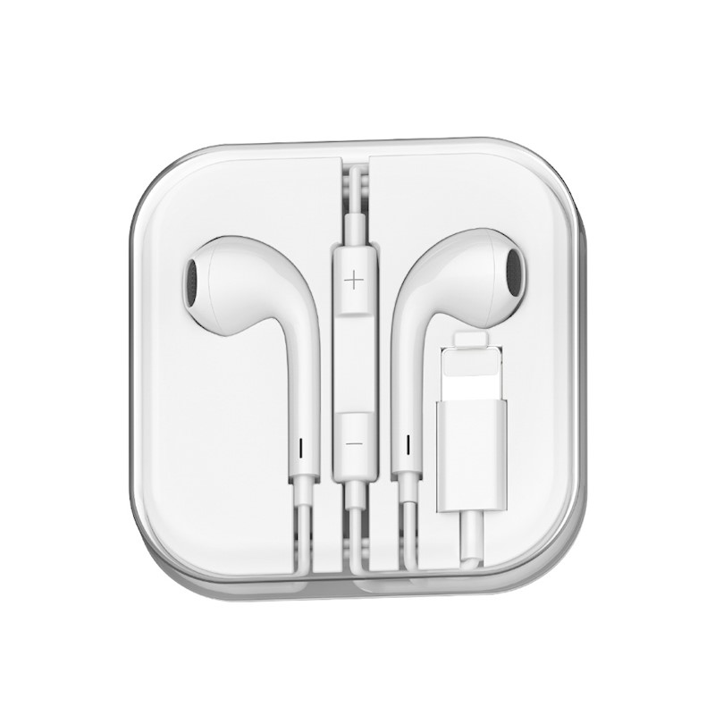 Handsfree Ακουστικά BO-HF10 In-Ear Με Βύσμα Lightning White