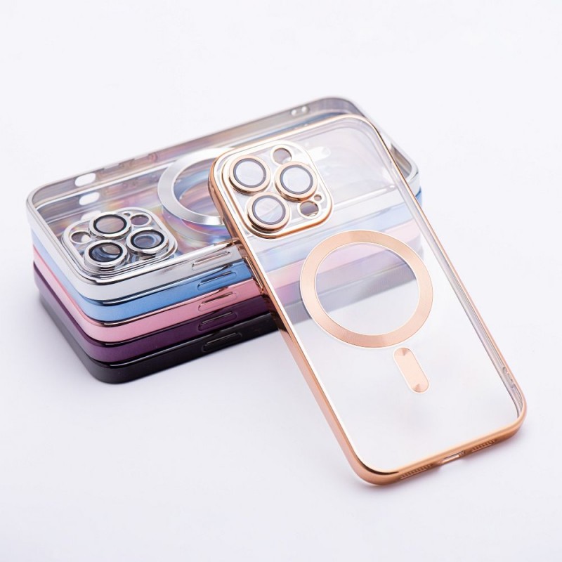 Θήκη Electro Mag Cover Samsung Galaxy S24 Ultra 5G S721 Gold