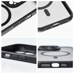 Θήκη Full Matte Mag Cover Case Apple iPhone 14 Pro Max (6.7") Black