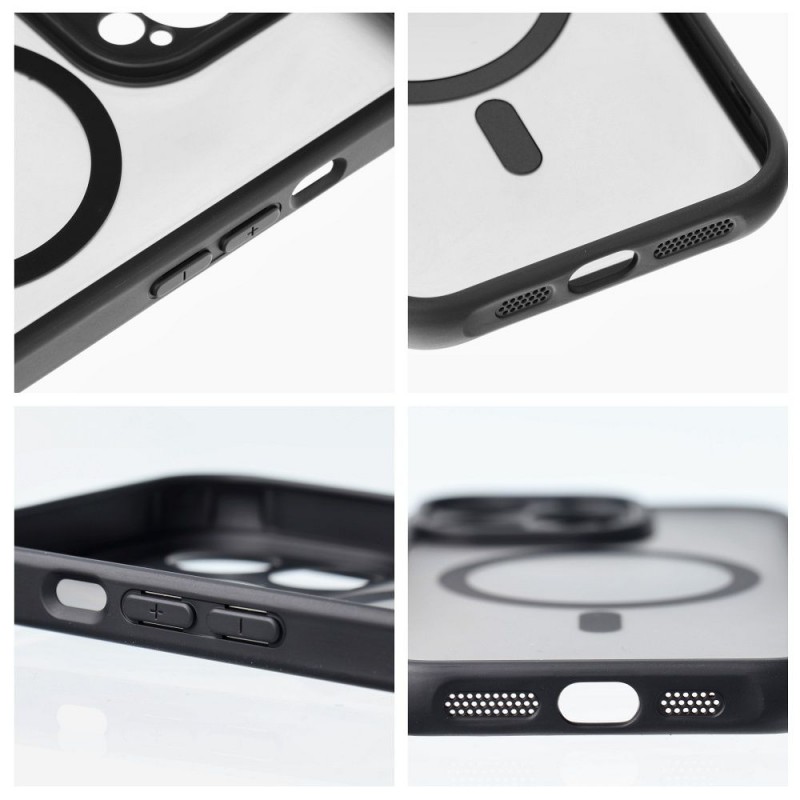 Θήκη Full Matte Mag Cover Case Apple iPhone 14 Pro Max (6.7") Black