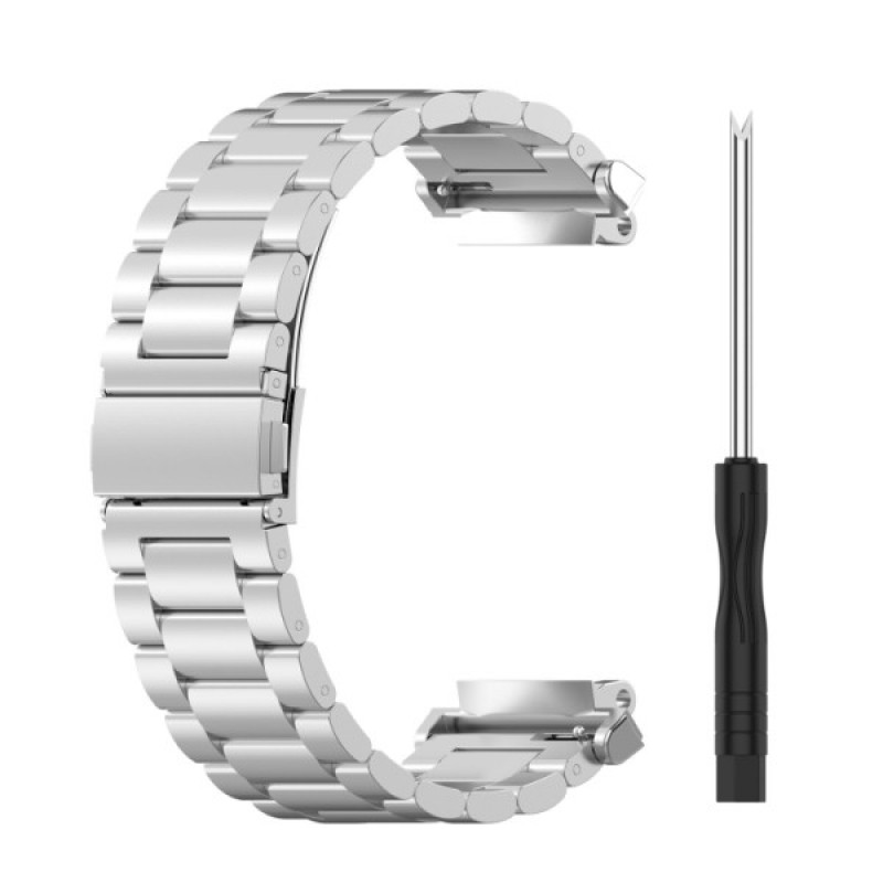 Ανταλλακτικό λουράκι Quickfit Stainless Xiaomi Amazfit T-Rex 3 Silver