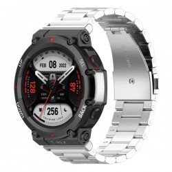 Ανταλλακτικό λουράκι Quickfit Stainless Xiaomi Amazfit T-Rex 3 Silver