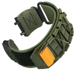 Ανταλλακτικό λουράκι Velcro Canvas Loop Sport Band για Xiaomi Amazfit T-Rex 3 Green
