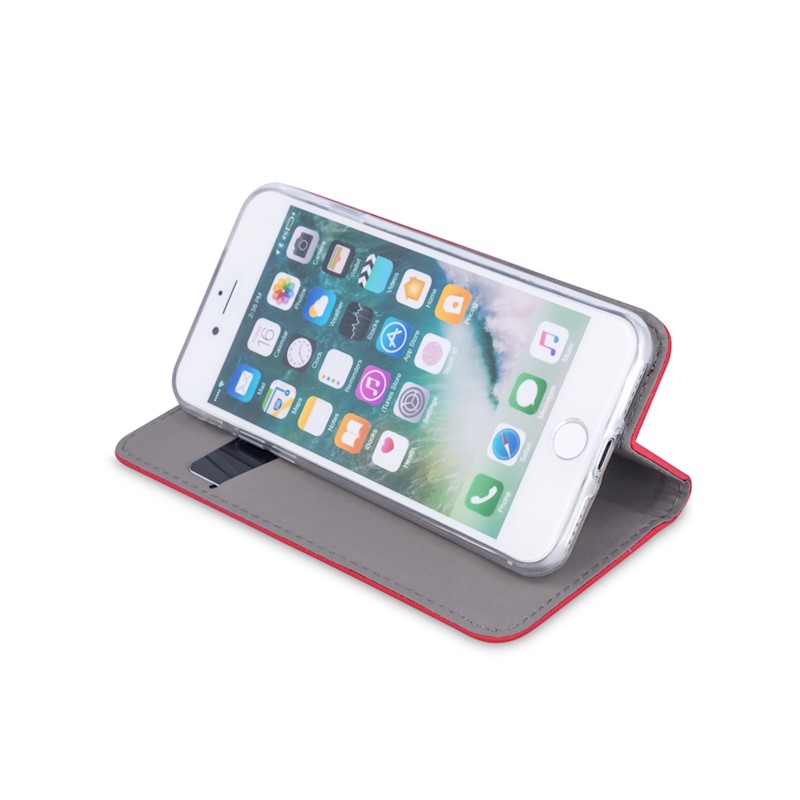 Θήκη Smart Magnet Motorola Moto E14 / G24 / G04 Red