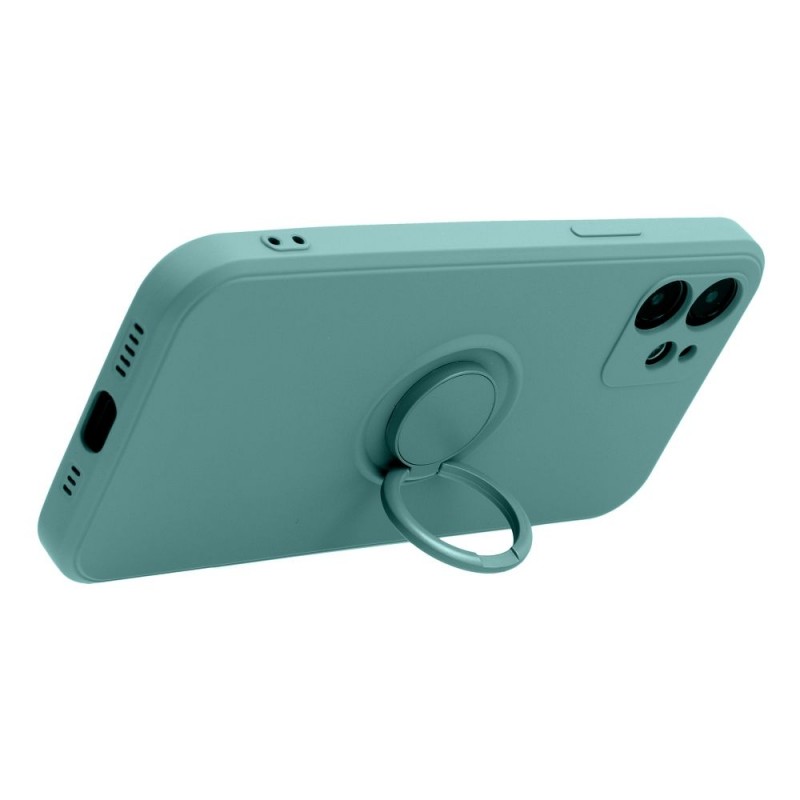 Θήκη Silicone Ring Xiaomi Redmi Note 14 5G Green Θήκη Silicone Ring Xiaomi Redmi Note 14 5G Green