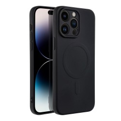 Θήκη Silicone Mag Cover iPhone 14 Pro Max Black
