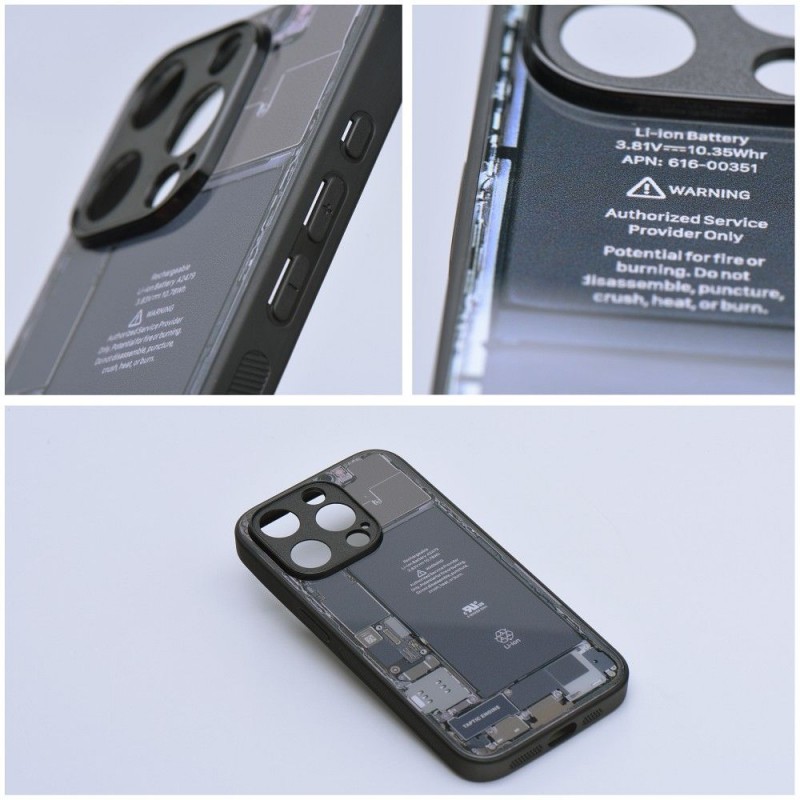 Θήκη Tech Back Cover iPhone 14 Pro Max Μαύρο 