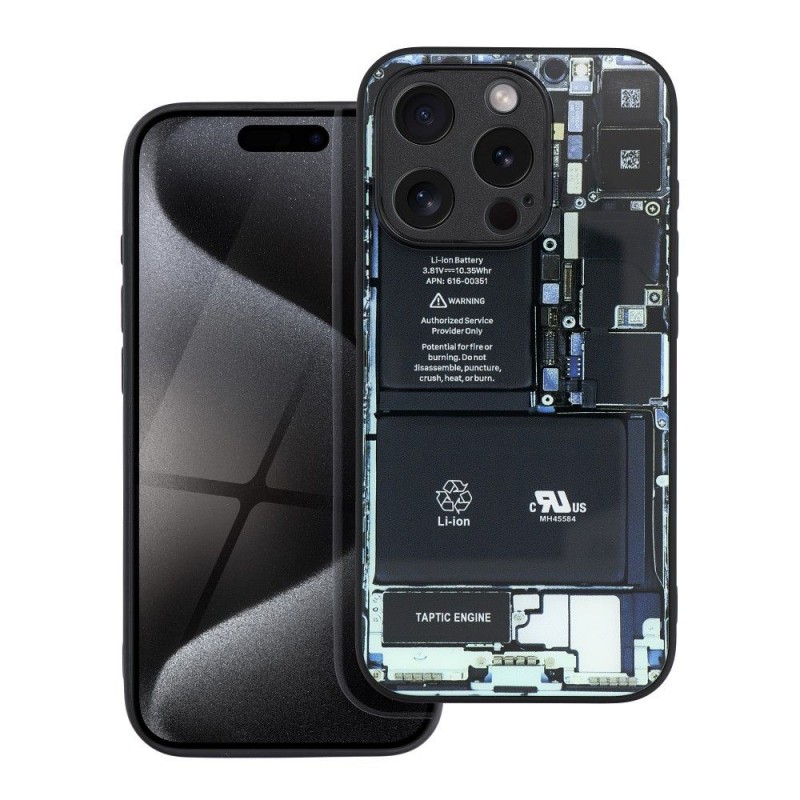 Θήκη Tech Back Cover iPhone 14 Pro Max Μαύρο 