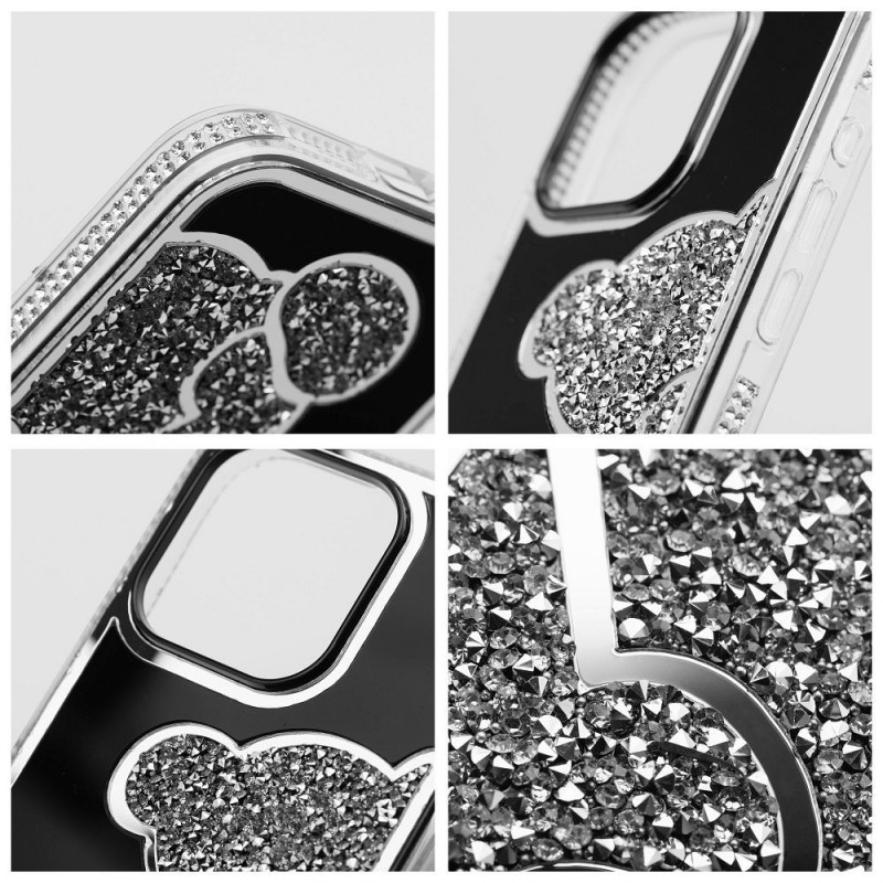 Θήκη Teddy Bear Apple iPhone 13 Pro (6.1") Silver