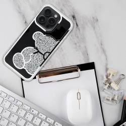 Θήκη Teddy Bear Apple iPhone 13 Pro (6.1") Silver