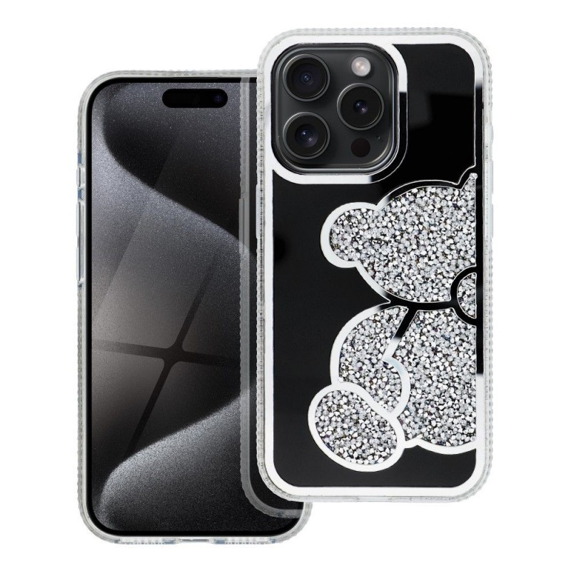 Θήκη Teddy Bear Apple iPhone 13 Pro (6.1") Silver