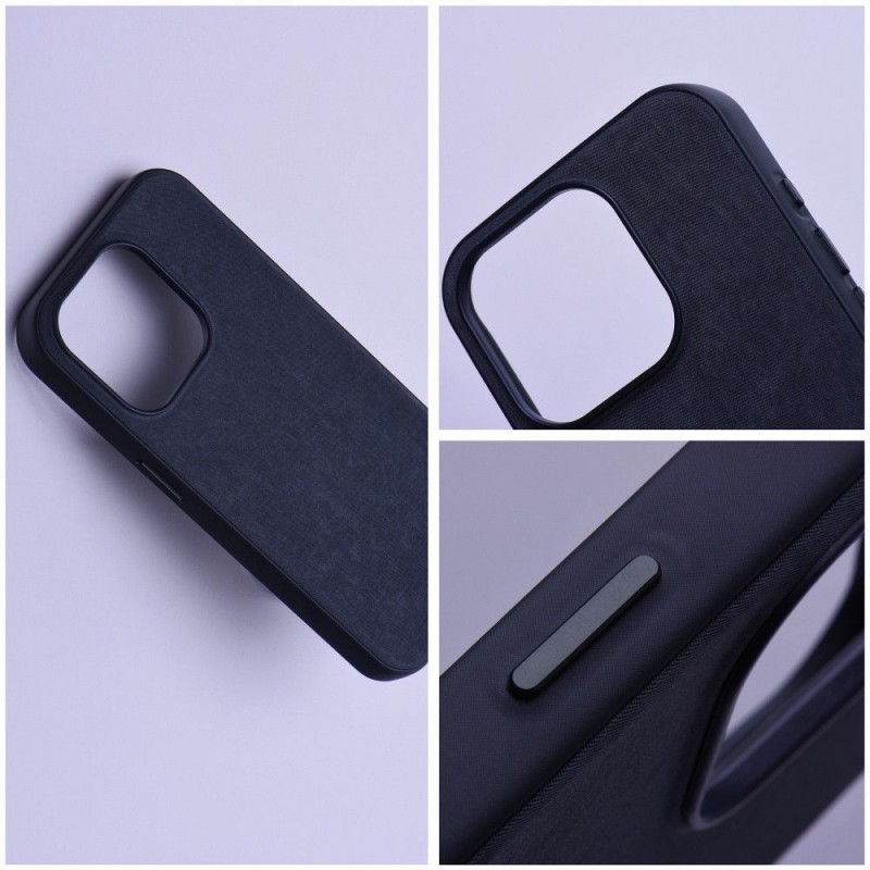 Θήκη Woven Mag Cover With Magsafe Apple iPhone 14 Pro Max (6.7") Black